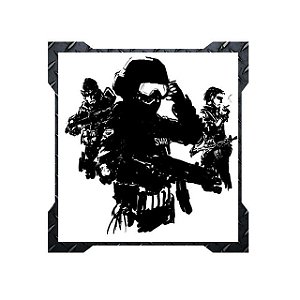Adesivo Swat Soldier