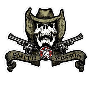 Adesivo Smith & Wes. Caveira