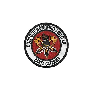 Bordado Termocolante Bombeiro Militar SC
