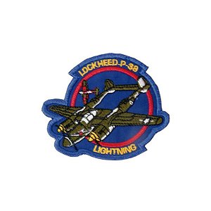 Bordado Termocolante Lockheen P-38
