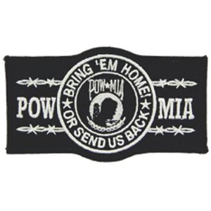 Bordado Termocolante Pow Mia