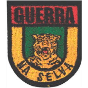 Bordado Termocolante Guerra na Selva
