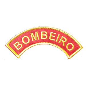 Bordado Termocolante Tarjeta Bombeiro