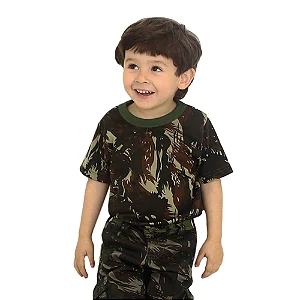 Camiseta Infantil Camo-kids