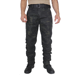 Calça Tatica Masculina Iron6 | Multicam Black