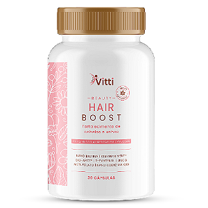 Hair Boost 30 Cápsulas Vitti Beauty