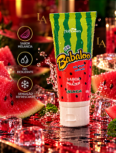 Babaloo Ice Melancia – Gel Deslizante Hot Flowers