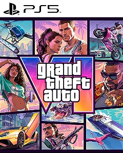 GTA 6 Grand Theft Auto VI - PS5 - Mídia Digital