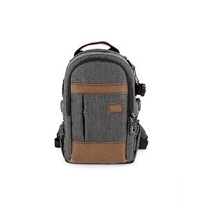 Mochila Fotográfica Alhva StreetShot Onix 10 para Câmera, Lentes e Tablet