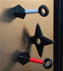Kunai/Shuriken de Naruto - Magnéticos - Imã de geladeira