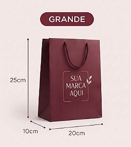 Sacola Personalizada G (50 Unidades)