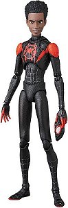 Action Figure Homem Aranha Miles Morales SpiderVerse - Mafex