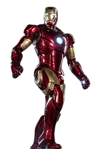 Action Figure Iron Man Mark III Com LED - Marvel
