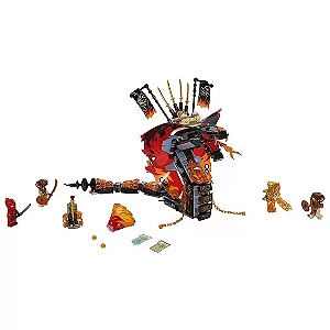 Blocos de Montar Dente de Fogo - Ninjago