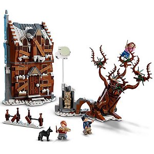 Blocos O Túnel Shrieking Shack e o Salgueiro Lutador Harry Potter