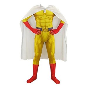 Cosplay Saitama One Punch Man - Adulto