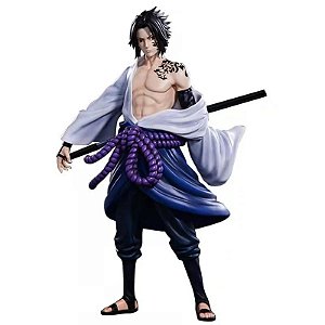 Estátua Sasuke Uchiha Curse Mark Naruto Shippuden