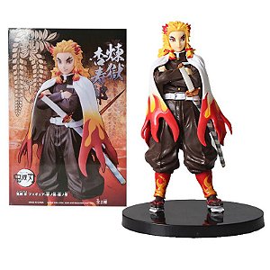 Figure kyojuro Rengoku Estátua Kimetsu No Yaiba - Demon Slayer