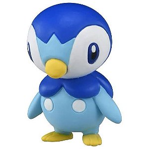 Figure Piplup Pokémon Monster Collection - Original Takara Tomy