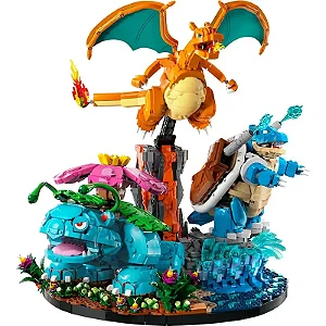 LEGO Pokémon Venusaur Charizard e Blastoise 72153