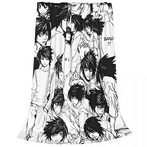 Manta Microfibra Cobertor L Lawliet Death Note 125x100cm - Animes