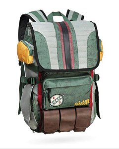 Mochila Boba Fett Star Wars Impermeável em Lona Reforçada