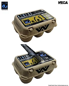 NECA Aliens 40th Anniversary Pack de Ovos Alien 6 Unidades