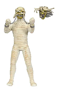 NECA Boneco Iron Maiden Mummy Eddie Clothed 8 Polegadas