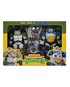 NECA Tartarugas Ninja Robo Tokka & Rahzar 2-Pack