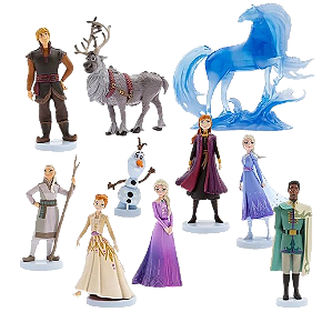 Pack 10 personagens Frozen - Disney