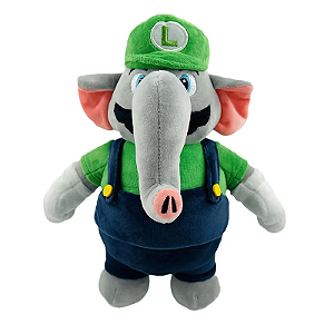 Pelúcia Luigi Elefante - Super Mário Wonder
