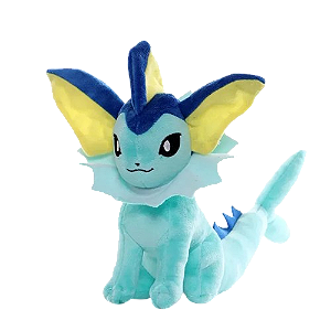 Pelúcia Vaporeon Pokémon - Animes