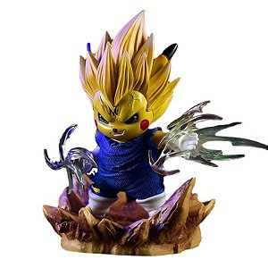 Pikachu Versão Majin Vegeta Figure Pokémon