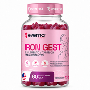 Irongest Multivitamínico p/ Gestantes + Ferro 60 gomas