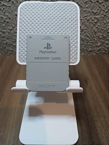 Memory Card Oficial PlayStation 1 (Cinza Padrão / Original)
