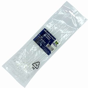 ABRACADEIRA DE NYLON BRANCA 4,8 x 250mm
