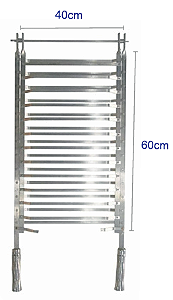 GRELHA ALUMINIO P/PEIXE