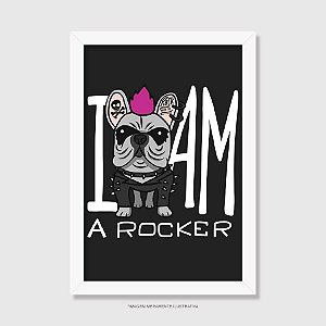 Quadro I Am a Rocker - Modelo 1