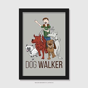 Quadro Dog Walker - Modelo 2