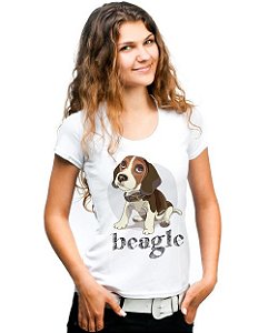 Camiseta Baby Look Beagle