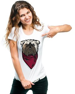 Camiseta Baby Look Bulldog Inglês