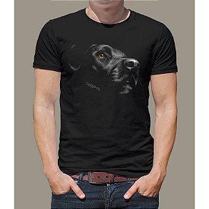 Camiseta Labrador Retriever Preto