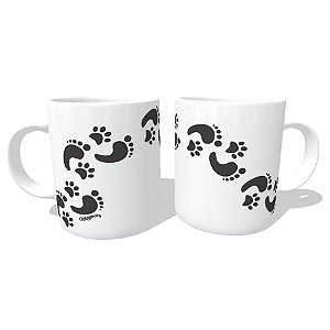 Caneca Cachorro Pegadas