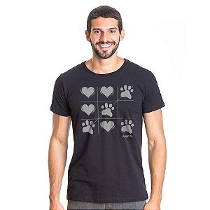 Camiseta Cachorro Jogo da Velha