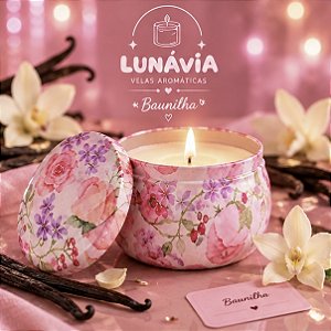 Vela Aromática Na Lata - Baunilha