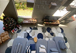 Tapete de couro Orgânico MODEL BUBLLE