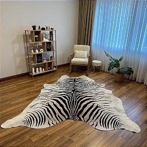 Tapete e couro Zebra Serigrafado G 2,05x2,50
