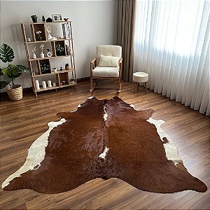 Tapete de couro Bovino HereFord 2,05x2,40