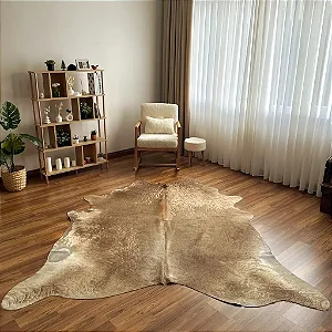 Tapete de couro Premium GG 2,10x2,55- Nobre couros