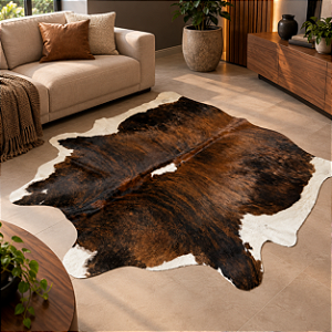 Tapete de couro Bovino 1,95x2,00- Nobre couros